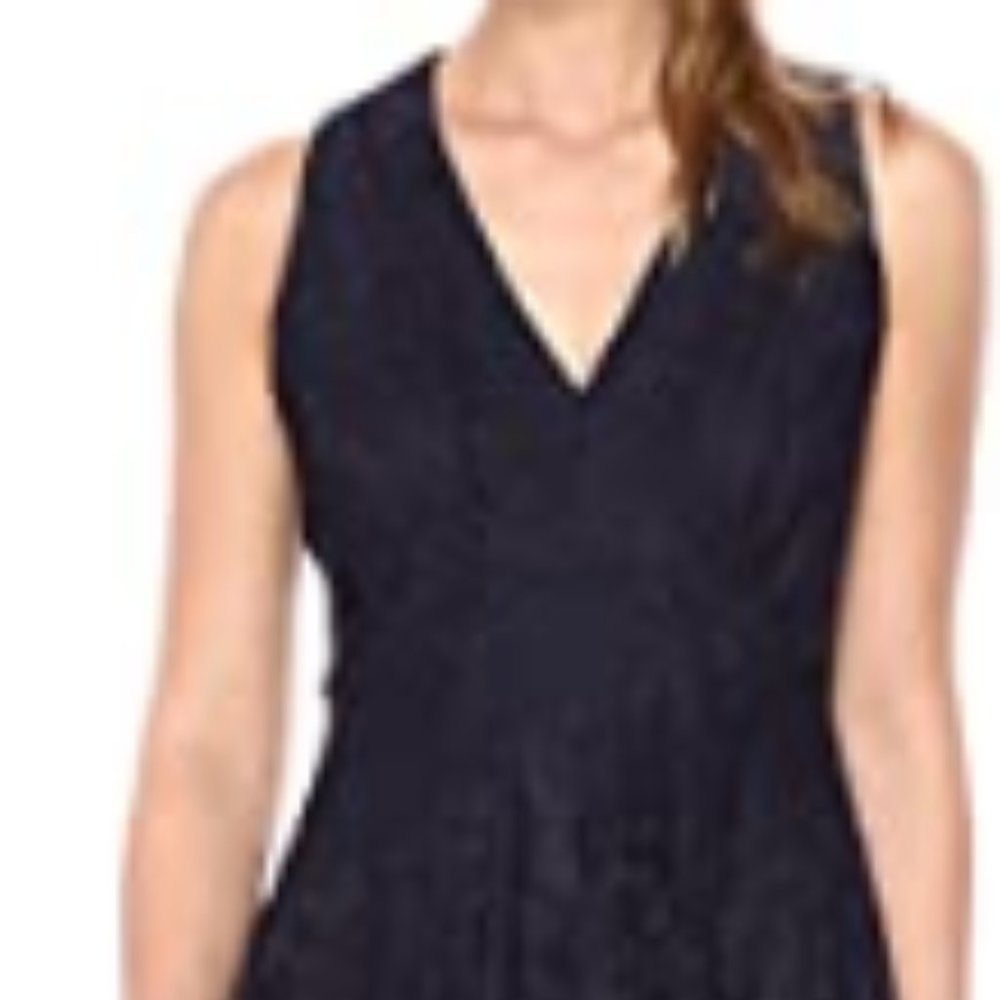 Taylor Dress/ Sleeveless Hankie Hem Lace